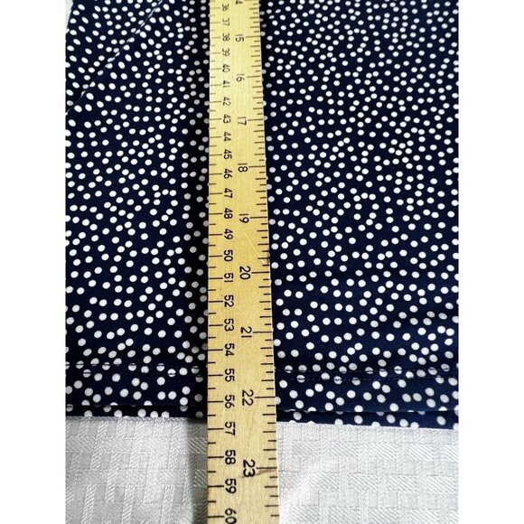 Tahari Long Sleeve Blue And White Polka For Close Women’s Size Small - Picture 9 of 12
